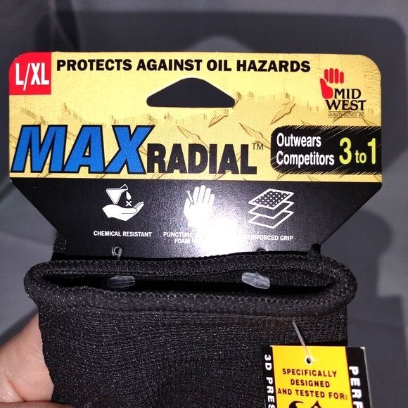 Max Radial Work Gloves size L/XL, NWT, #2 Pair!! - Picture 4 of 6